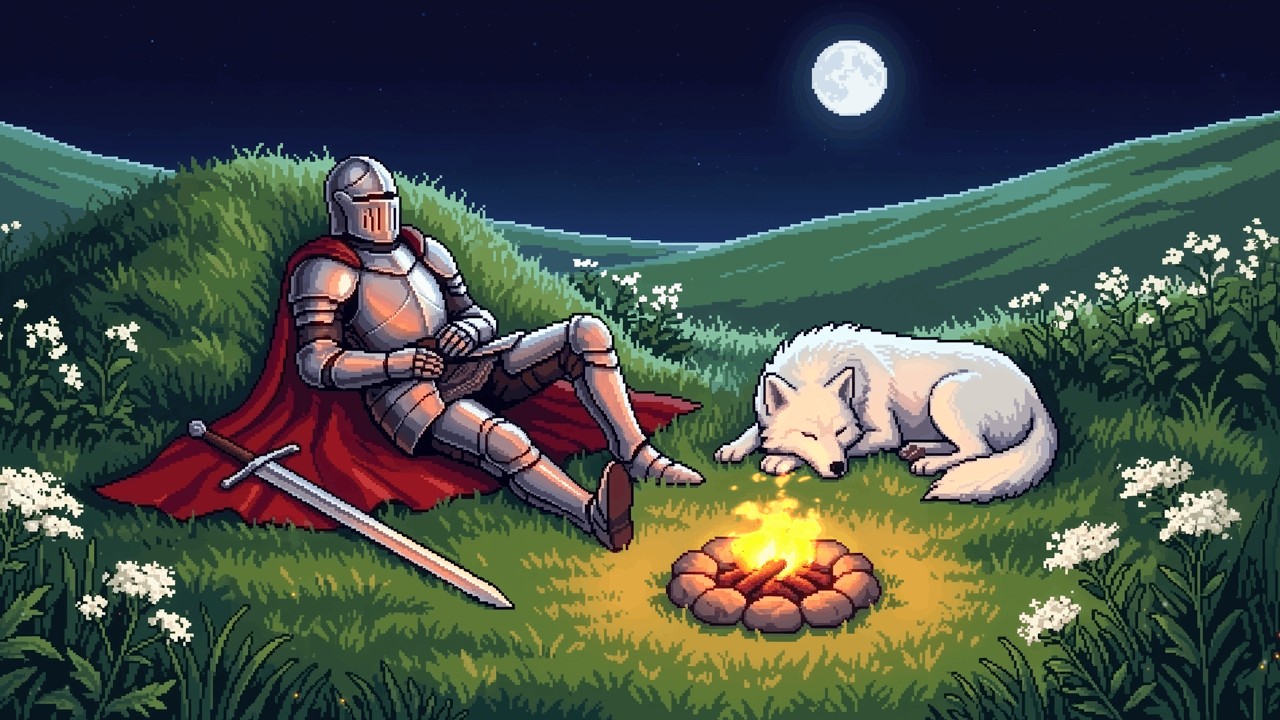 You’re tired... rest beside the loyal wolf