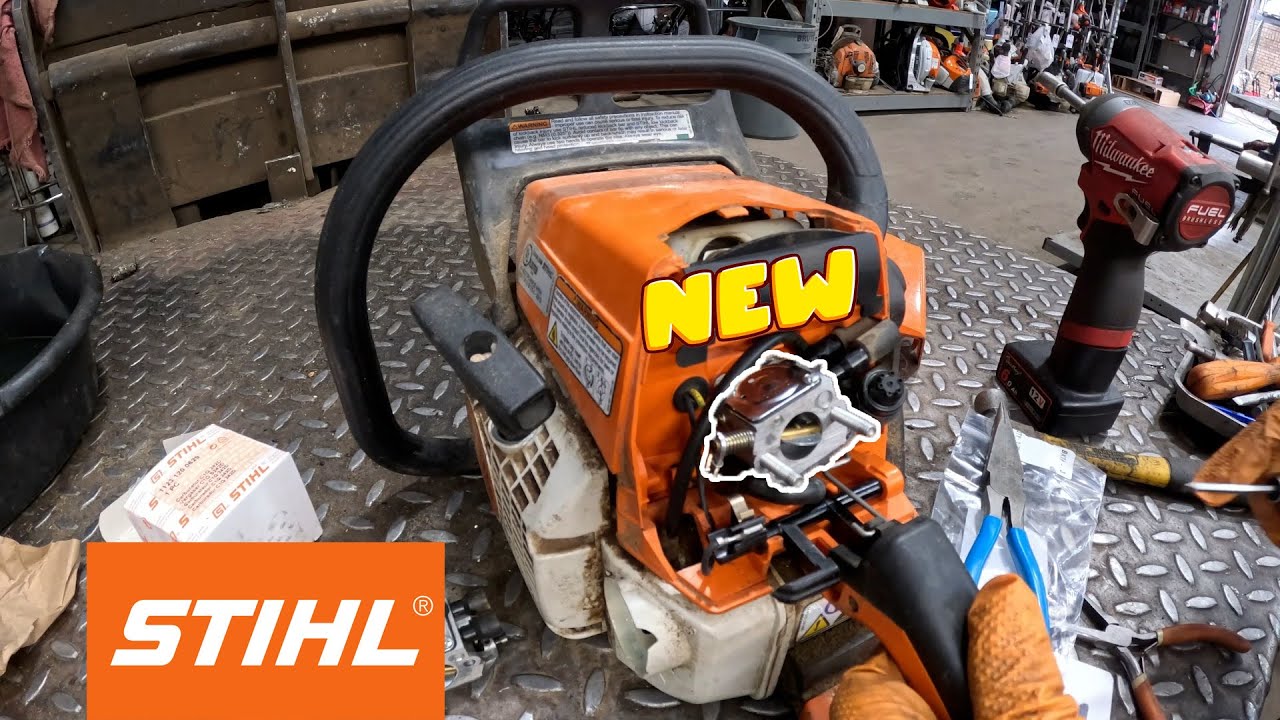 Замена и обслуживание карбюратора Stihl MS250