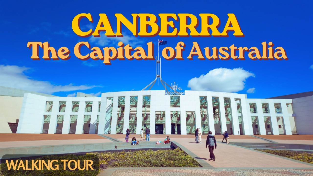 Canberra Day Trip from Sydney | Australia&rsquo;s Capital Walking Tour 4K | Calm & Reflection 🌿