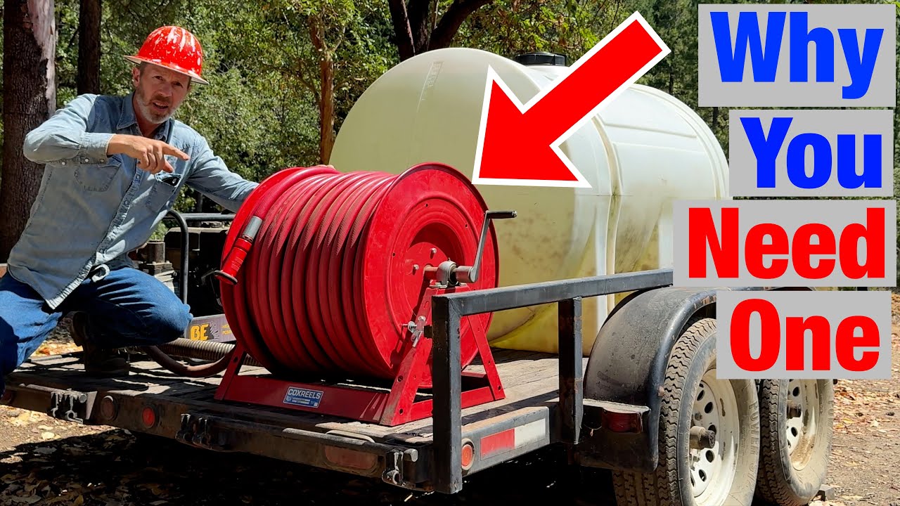 I Built A DIY Wildfire Fighting Water Trailer