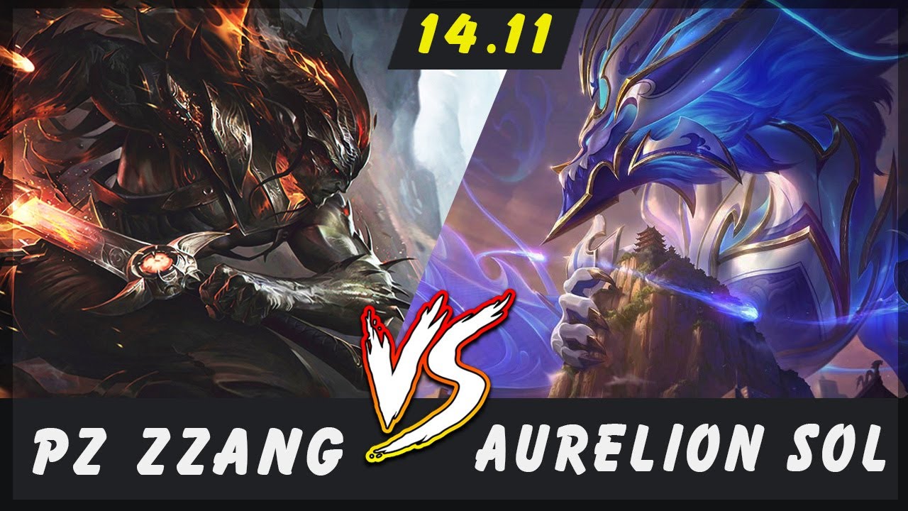 Pz ZZang - Yasuo vs Aurelion Sol MID Patch 14.11 - Grandmaster Yasuo Gameplay
