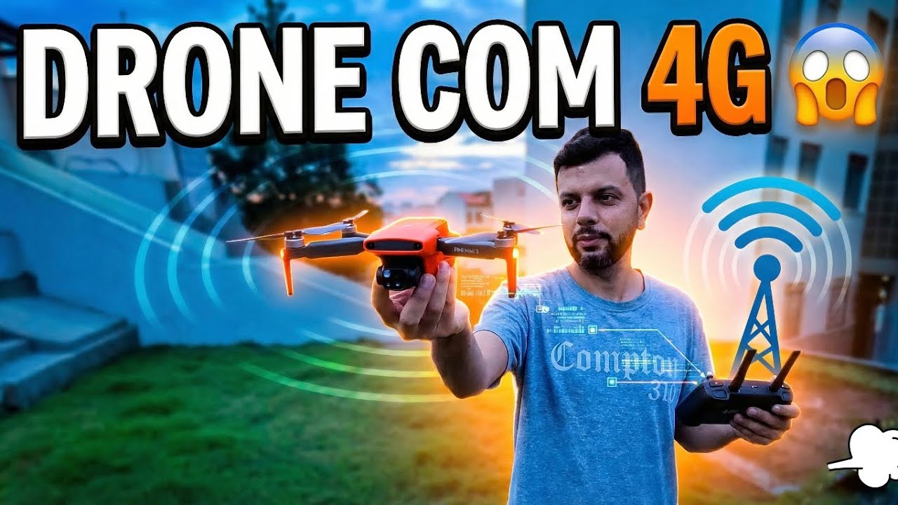 Até onde um DRONE COM 4G consegue ir? Teste real 🚀