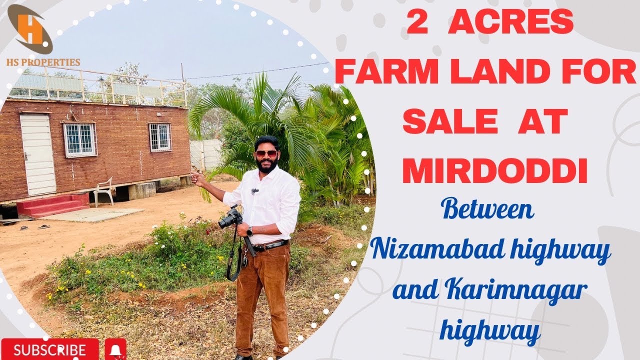 2 Acres Farm House for Sale at Mirdoddi Siddipet | Between Karimnagar Highway and Nizamabad Highway
