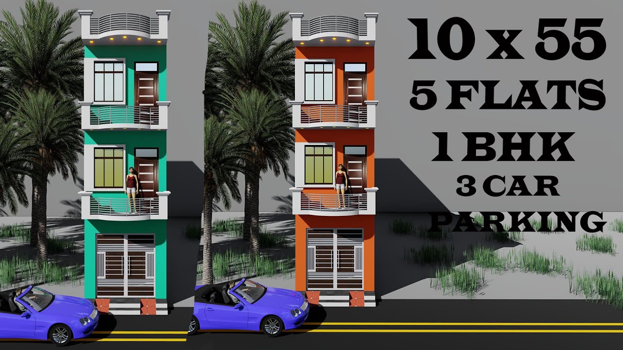 10 by 55 house plan,10 by 55 ka naksha,10*55 house plan with car parking