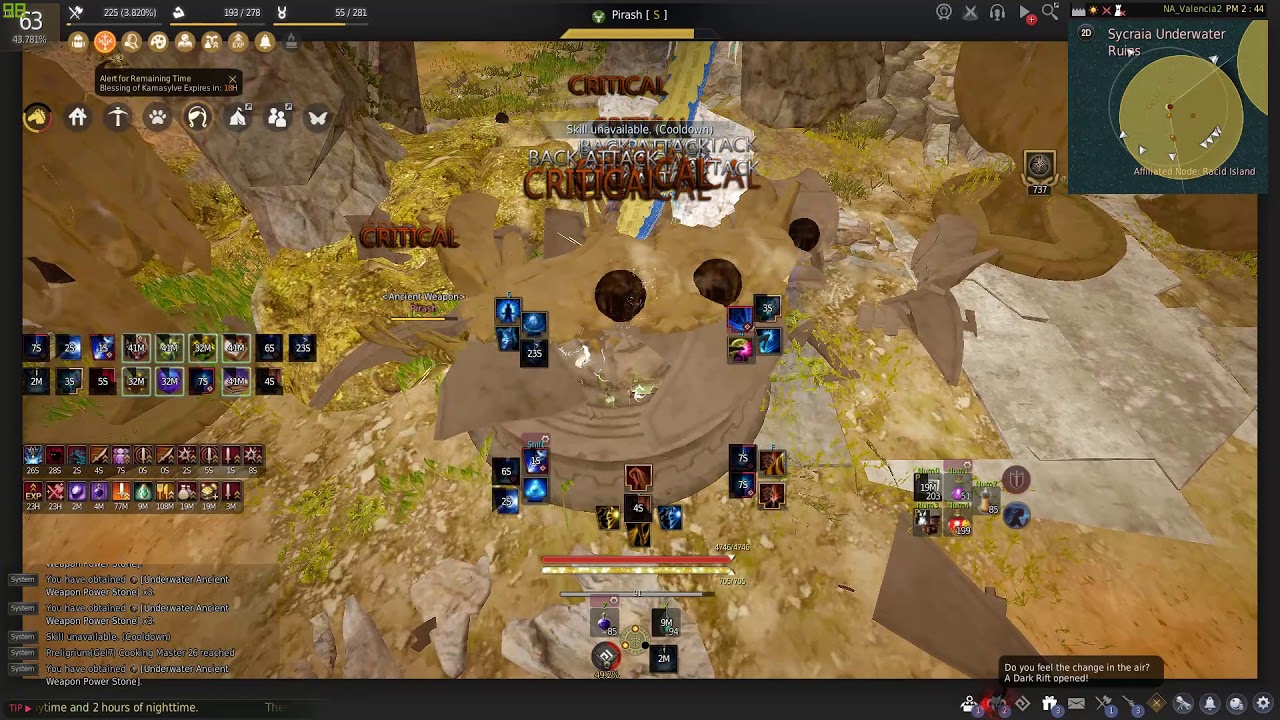 BDO 2020 - Sycraia Abyssal Ruins 275/277 Mystic (awa) ~4.4k trash per hour (Main)
