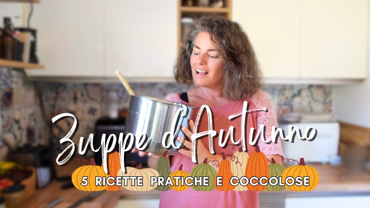 5 zuppe vegane che cucino ogni autunno 🍂 cremose, sane e facilissime