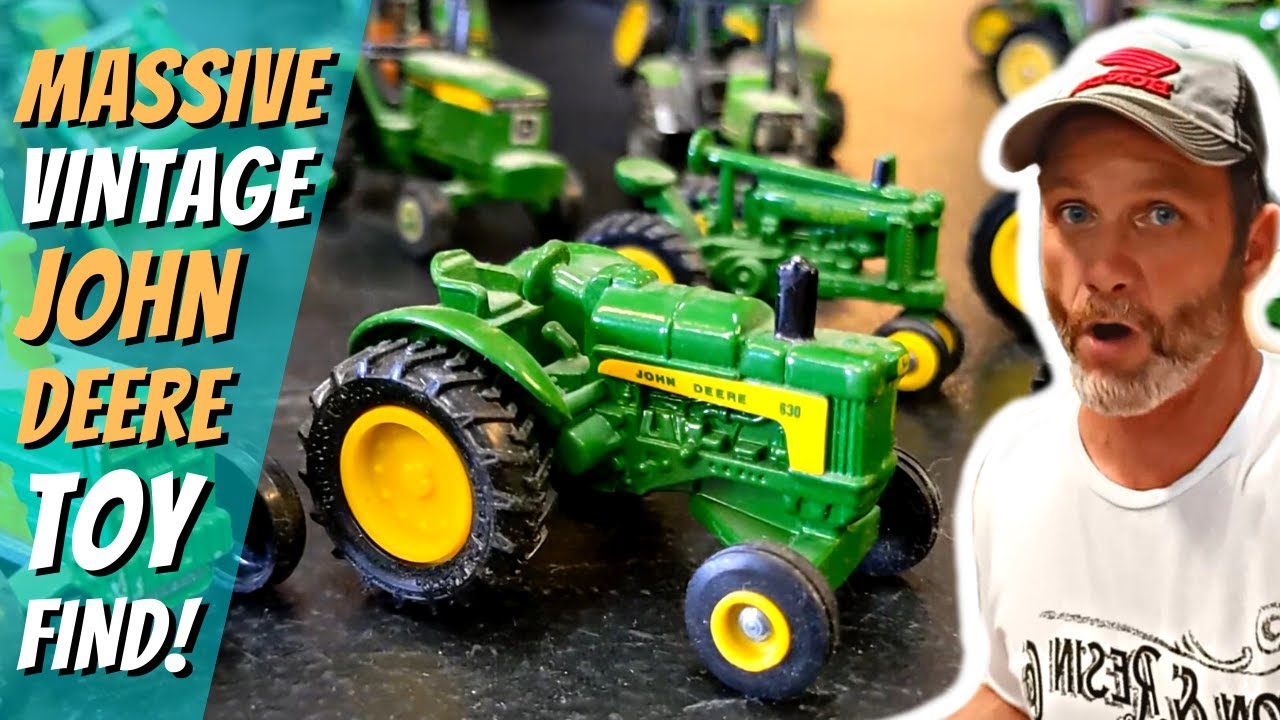 Хранят ли эти ВИНТАЖНЫЕ игрушечные тракторы John Deere какой-либо секрет?