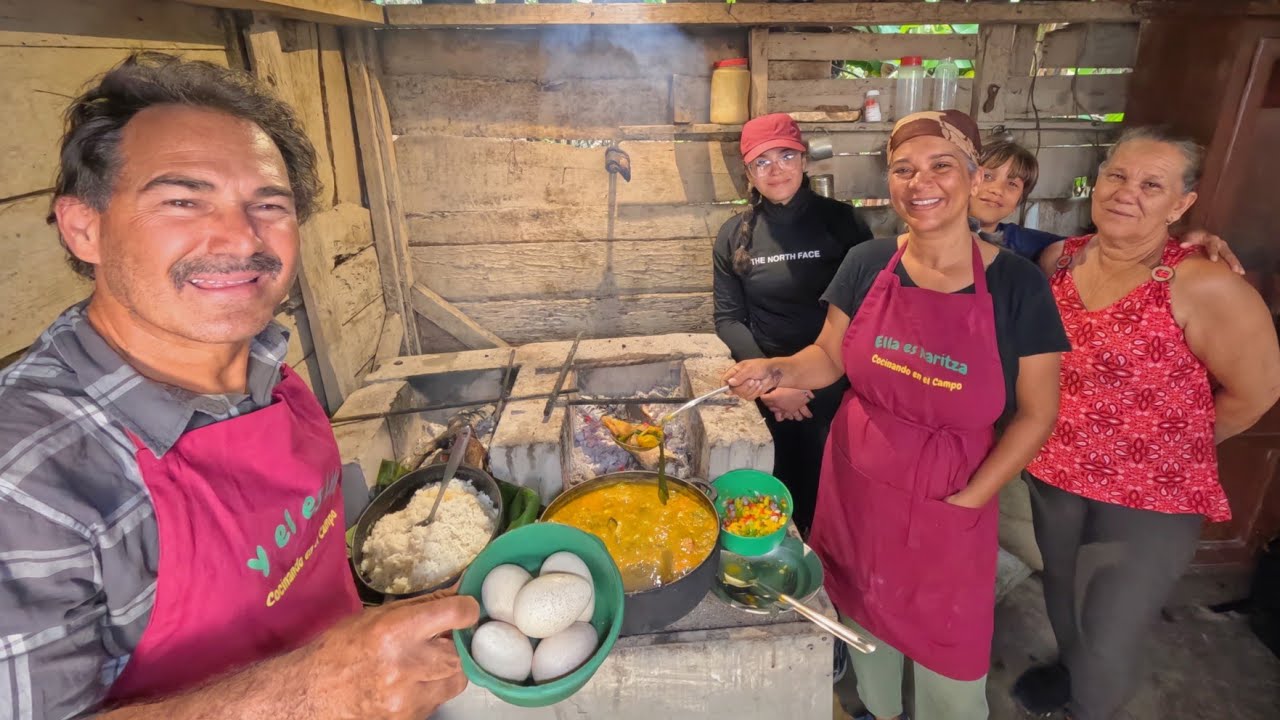 Nos fuimos a cocinarle a amantina un sancocho pero no la encontramos en un campo de Jarabacoa