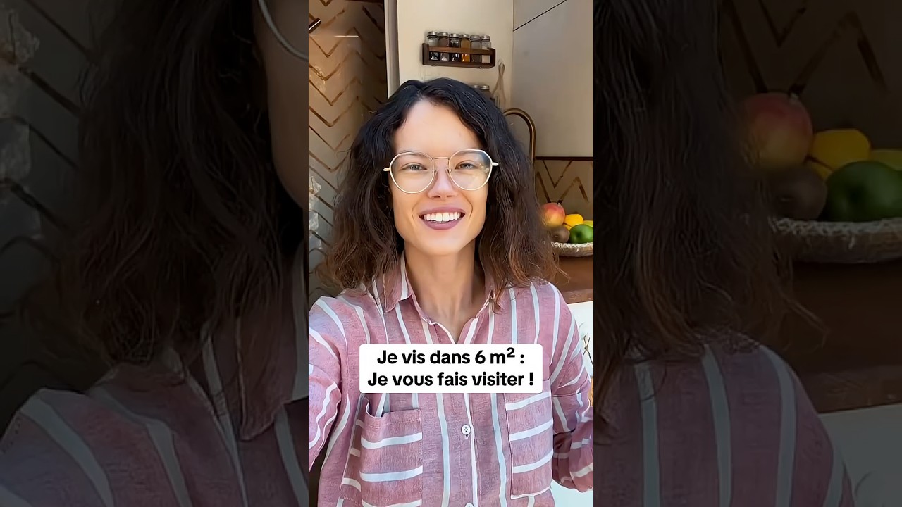 Je vis dans 6 m&sup2;, je vous fais visiter !
