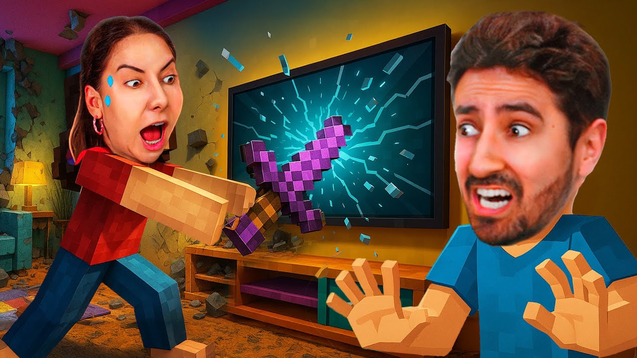 FAZENDO TUDO DE ERRADO NA MANSÃO no Minecraft!