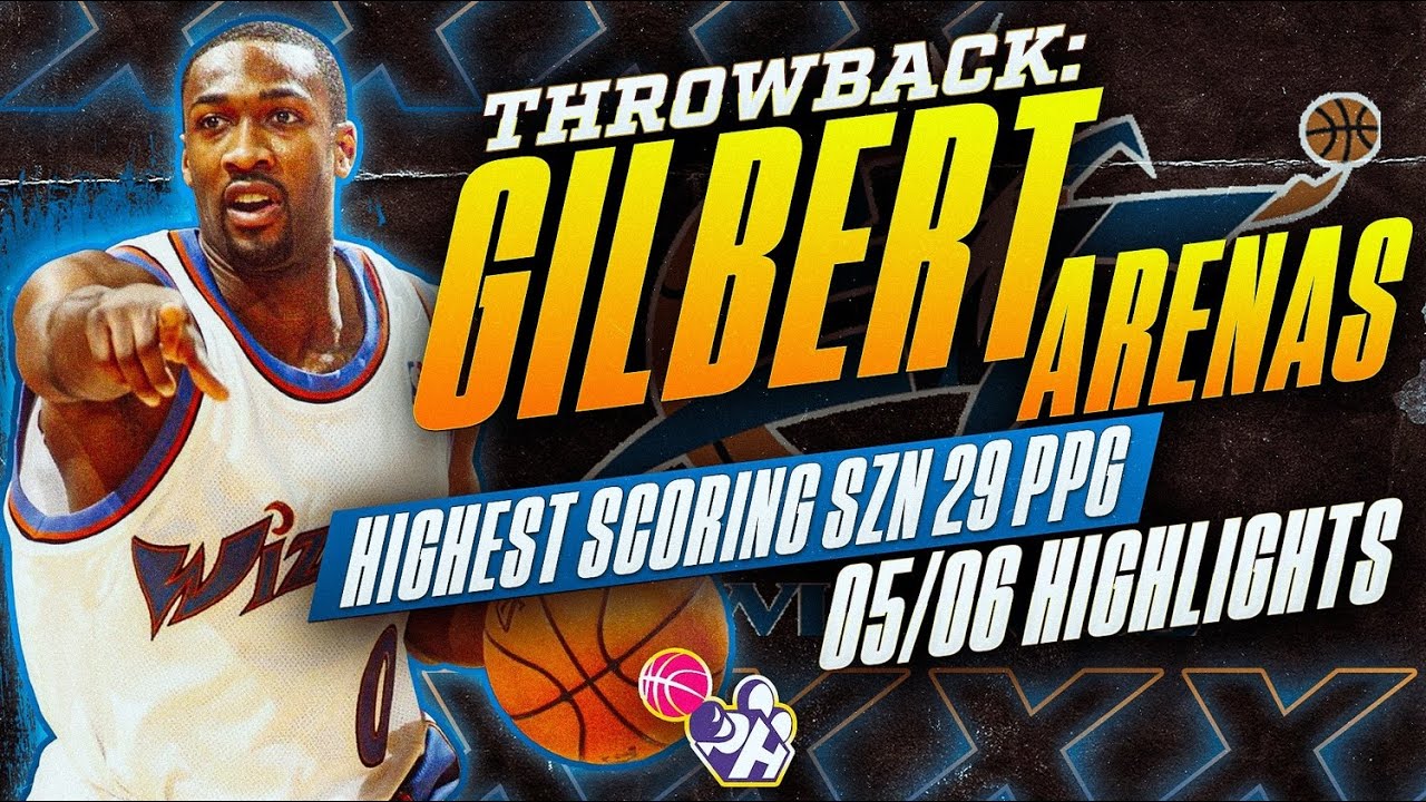 THROWBACK: When GILBERT ARENAS Averaged 29 PPG 05/06 SZN Highlights #gilbertarenas #nba