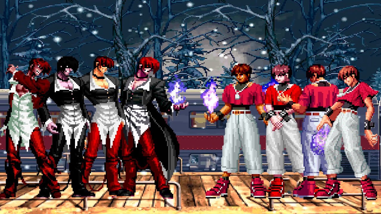[KOF Mugen] Orochi Iori Team vs Orochi Chris Team