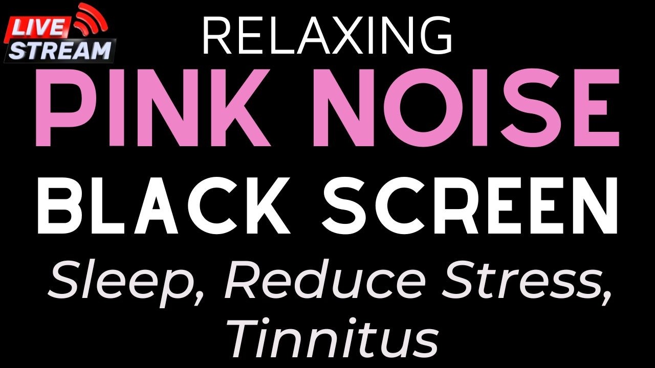 Perfect Pink Noise Black Screen | The Ultimate Sleep Companion for Better Rest and Stress Relief
