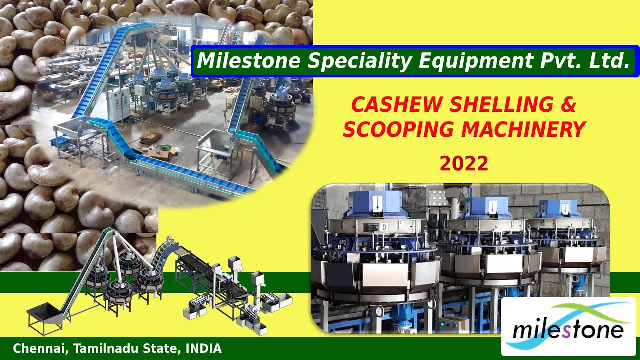 INNOVATIVE  CASHEW SHELLING & SCOOPING LINE 2022