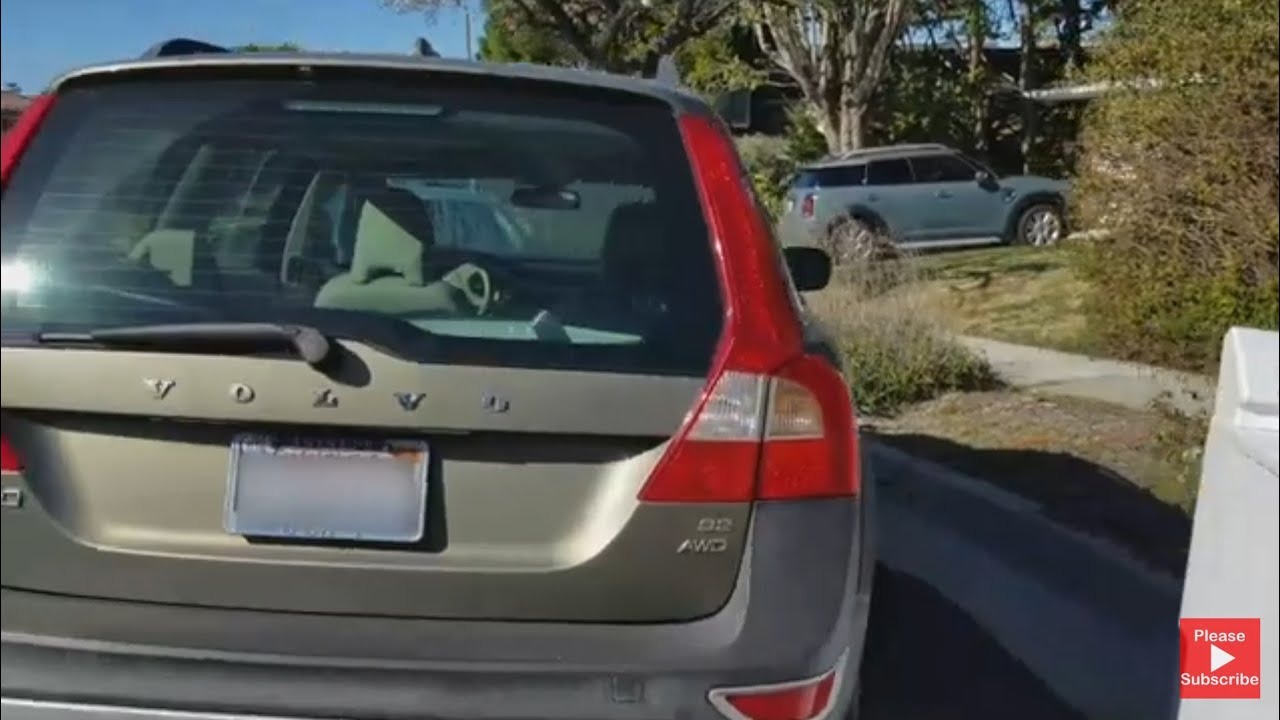Kicking off the tinker day... Getting a 2010 Volvo XC70 3.2 NA started. What a mess. LOL