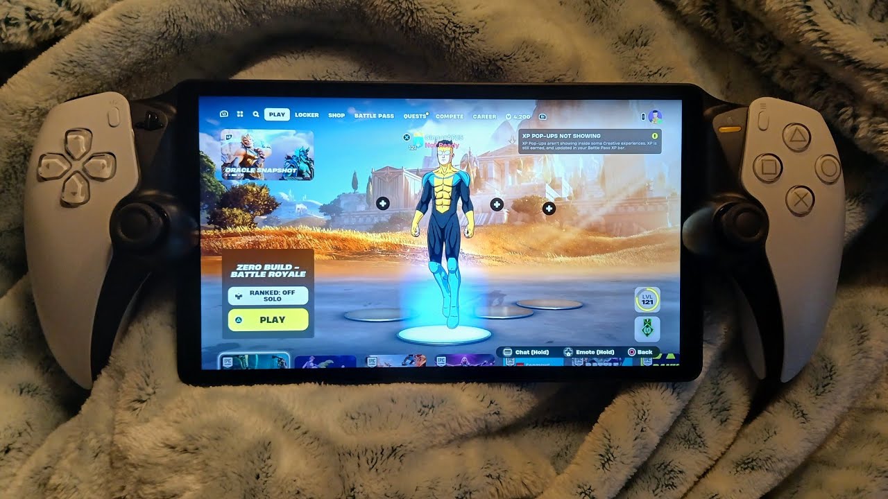 Fortnite win on Playstation Portal!!!