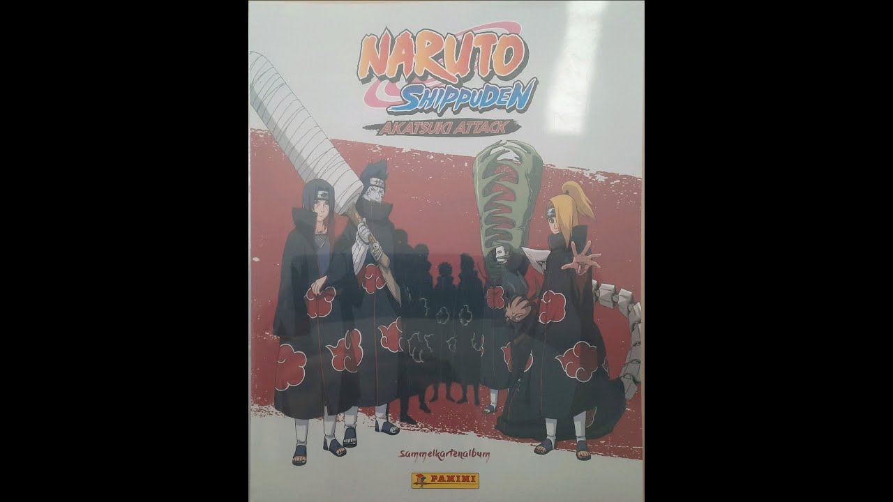 Panini 2023 COMPLETE Naruto Shippuden Akatsuki Attack card album review.