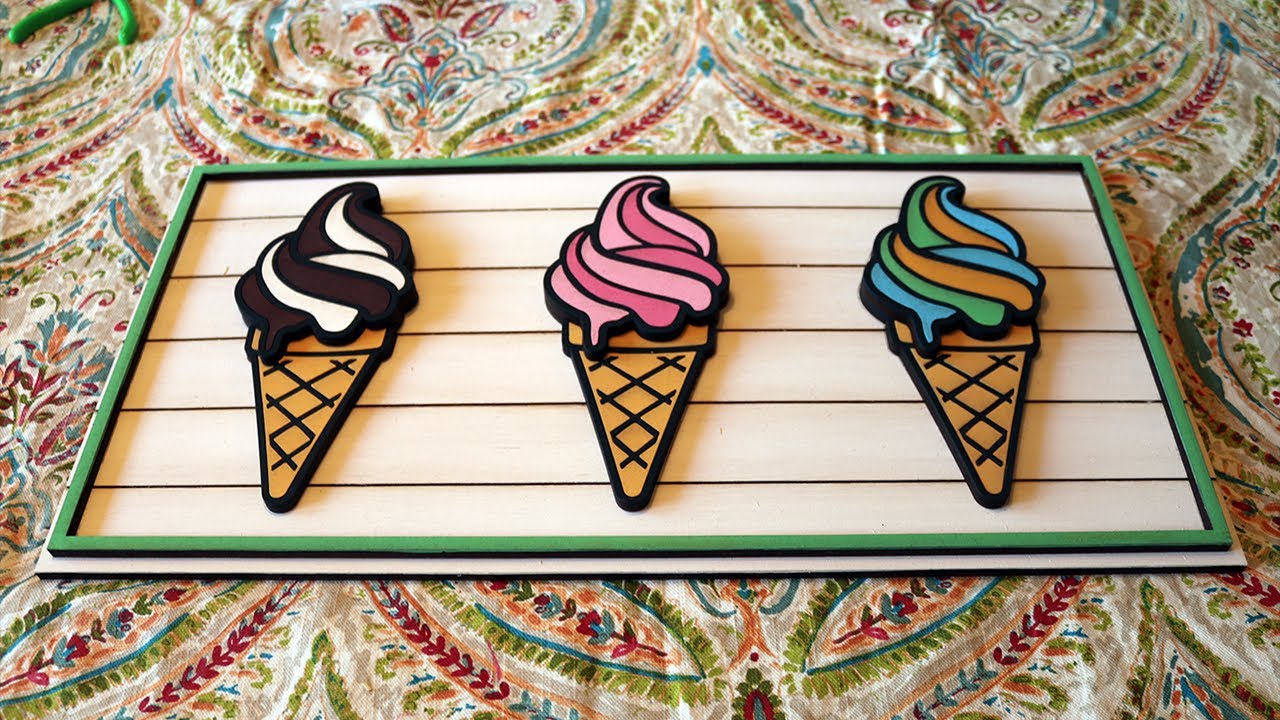 The Laser Shark - ICE CREAM Glowforge Cut File - Available Now!