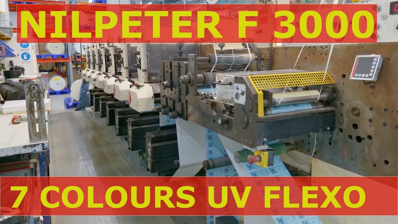 Nilpeter F 3000 7 colours Flexo press from #ppmachinery