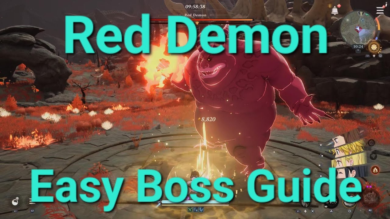 Seven Deadly Sins Origin Red Demon Easy Boss Guide