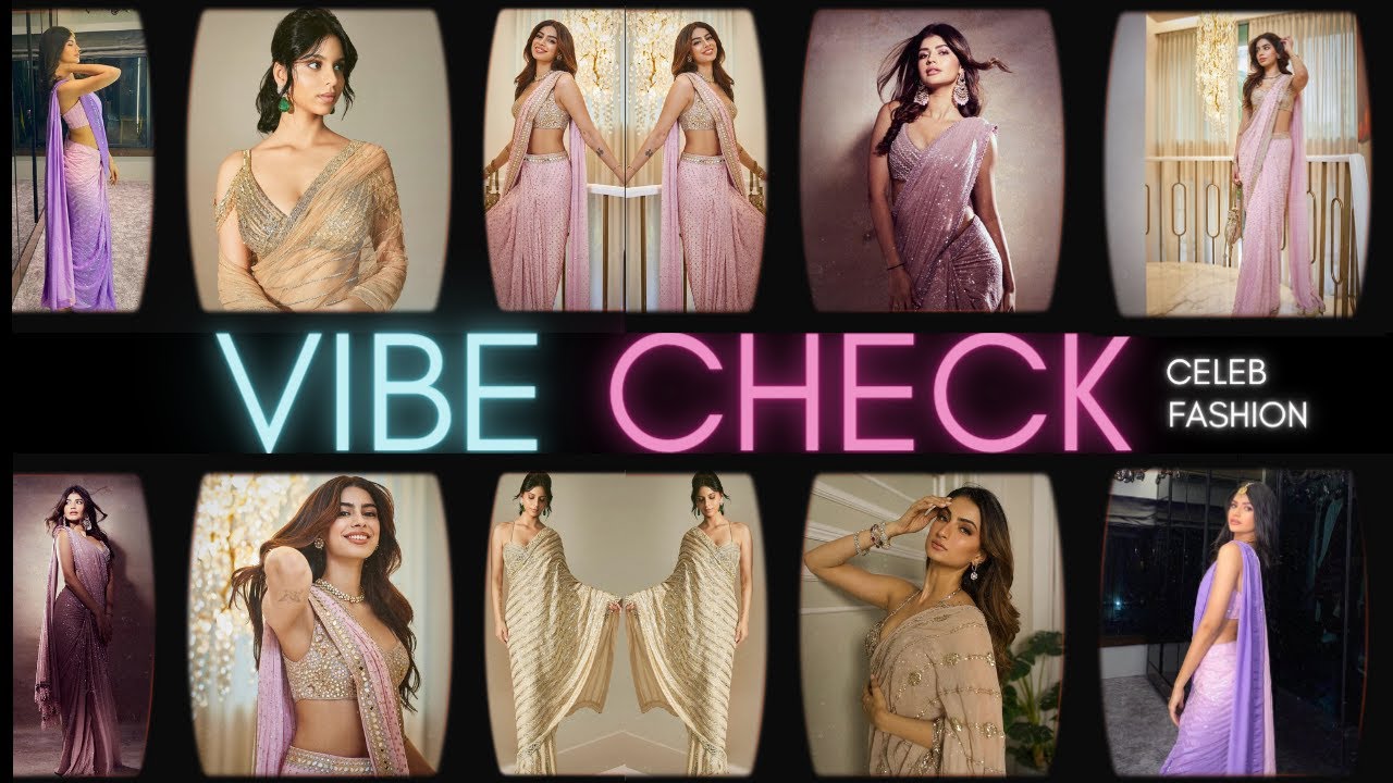 Bollywood&rsquo;s Next-Gen Fashionistas Rule The Pastel Saree Trend | Vibe Check