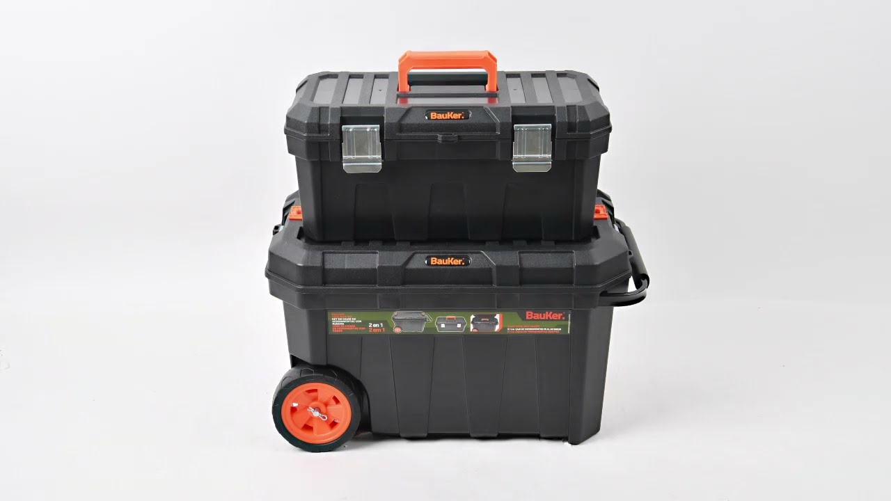 Carro porta herramientas 2 en 1 - 38x35x60 cm