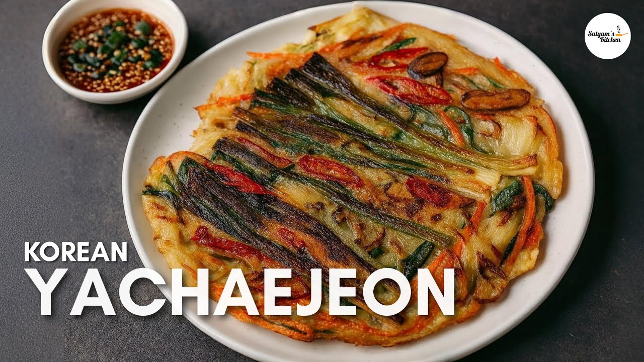 🇰🇷 Yachaejeon Recipe | Korean Veggie Pancake You’ll Make Every Week! 🥕🥬