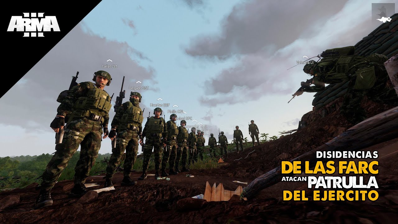ARMA 3 • Patrulla del EJERCITO de COLOMBIA en la SELVA | Gameplay
