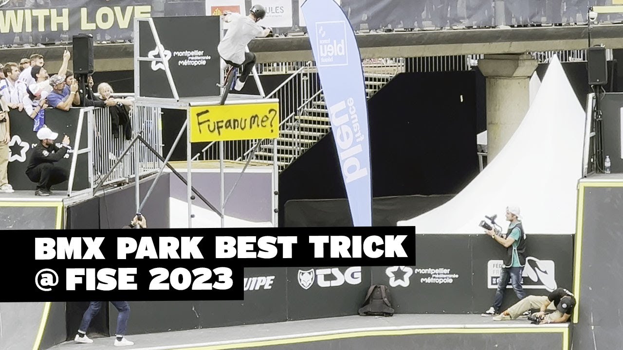 INSANE BMX Park BEST TRICK Contest @ FISE 2023