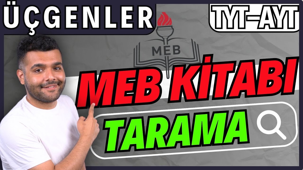 MEB KİTAP TARAMA - TYT AYT ÜÇGENLER | Merkeze Teğet - 2024