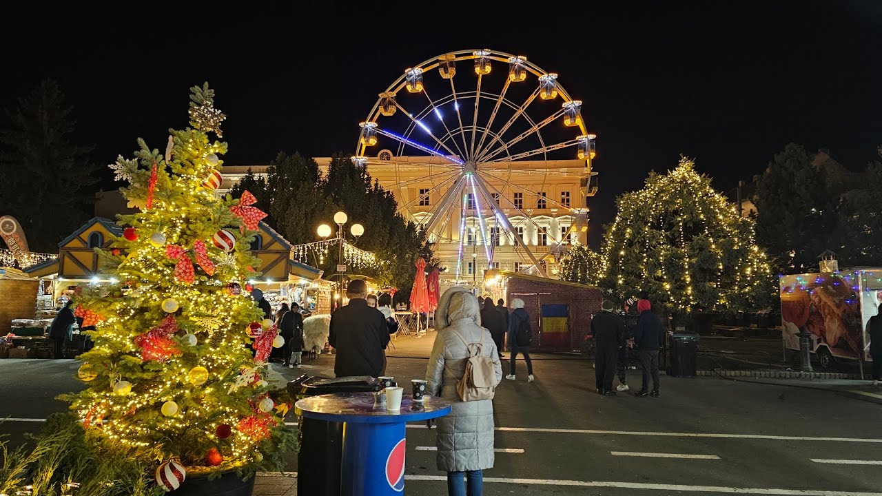 Most Beautiful Christmas Market in Europe: ARAD Romania 2023 🎄✨️