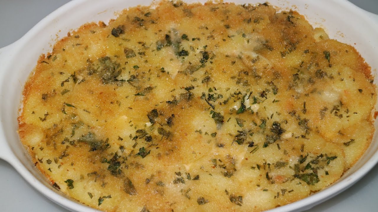 Patate al forno con formaggio