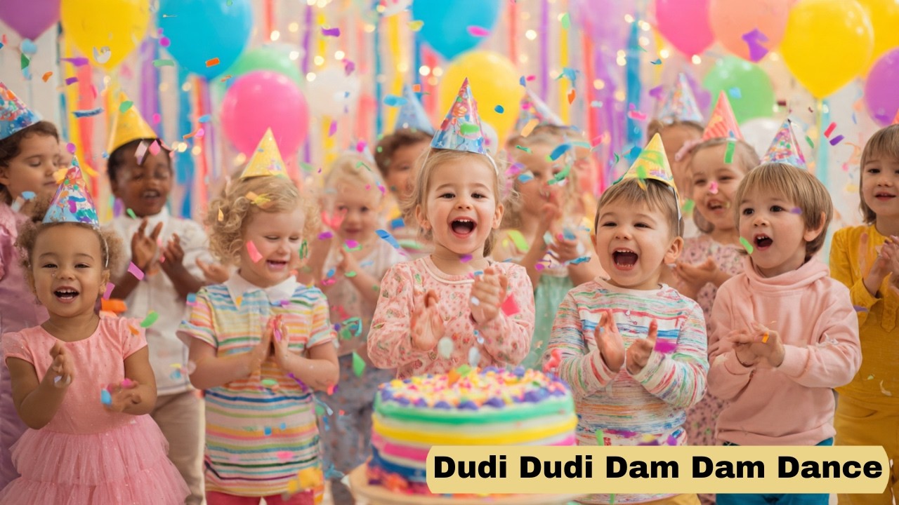 Dudi Dudi Dam Dam Dance | Dodi Dodi Dum Dum Kids Dance | Funny Kids Videos | Kids Rhymes #dudidudi