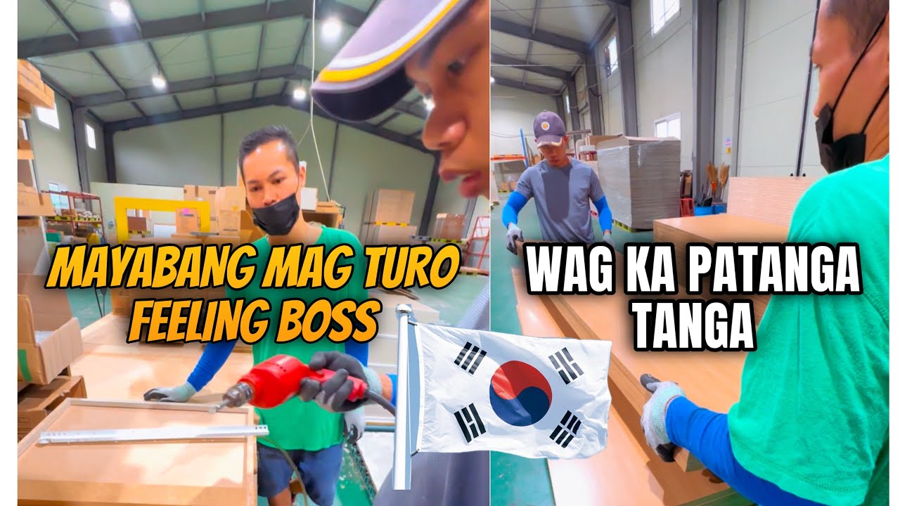 Buhay ofw sa south korea swertehan lang maka tagpo ka ng kasamang tuturoan ka ng maayos