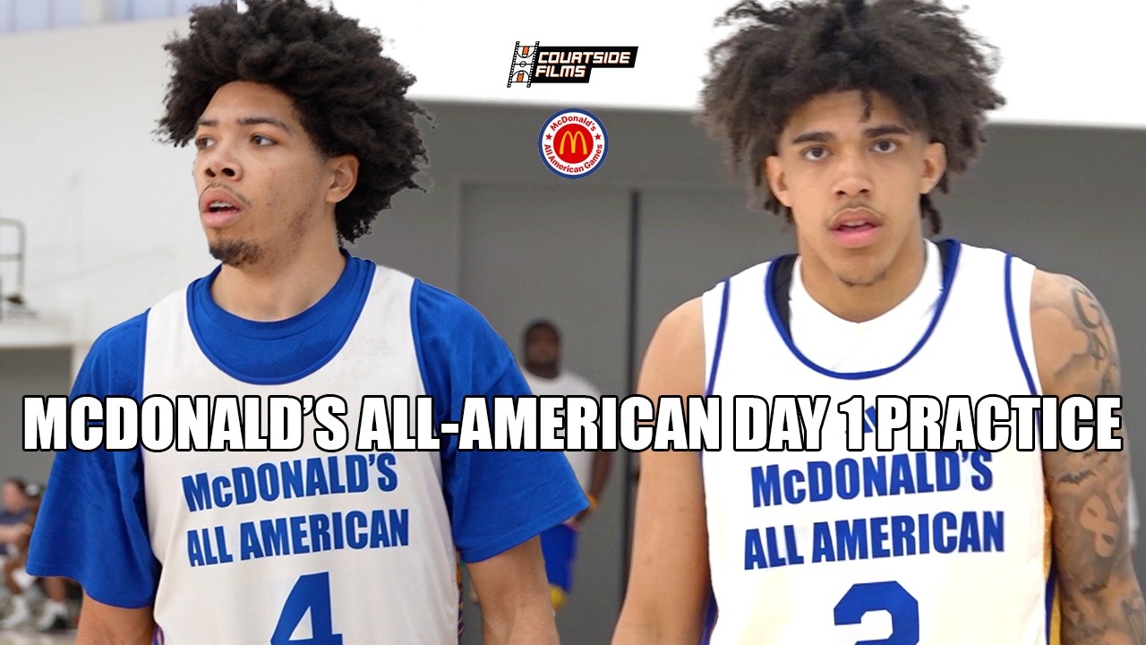 Tyran Stokes and Taylen Kinney GO OFF at Day 1 McDonald's Practice!