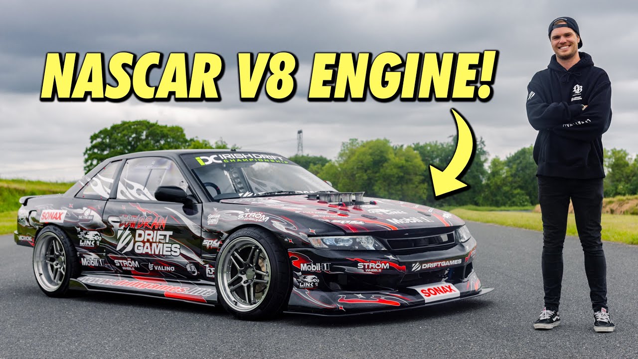 ВПЕРВЫЕ за рулем NASCAR V8 Silvia!