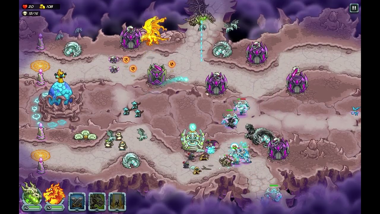[Kingdom Rush 5 Alliance] Dragon Wars Level 40 Impossible difficulty 3 stars