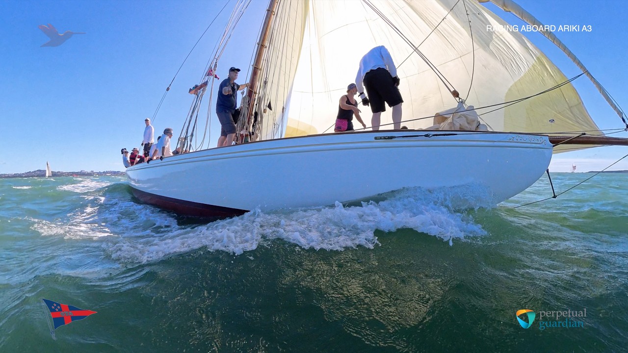 Racing aboard Ariki A3 - Perpetual Guardian Classic Yacht Regatta Race1 Alternate Edit