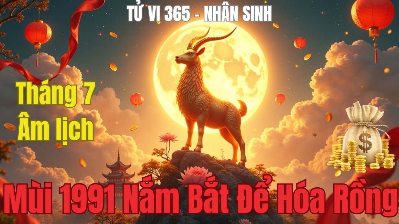 Tân Mùi 1991: Đừng Bỏ Lỡ Tháng 7 Âm – Chìa Khóa Vàng Mở Cánh Cửa Thịnh Vượng!