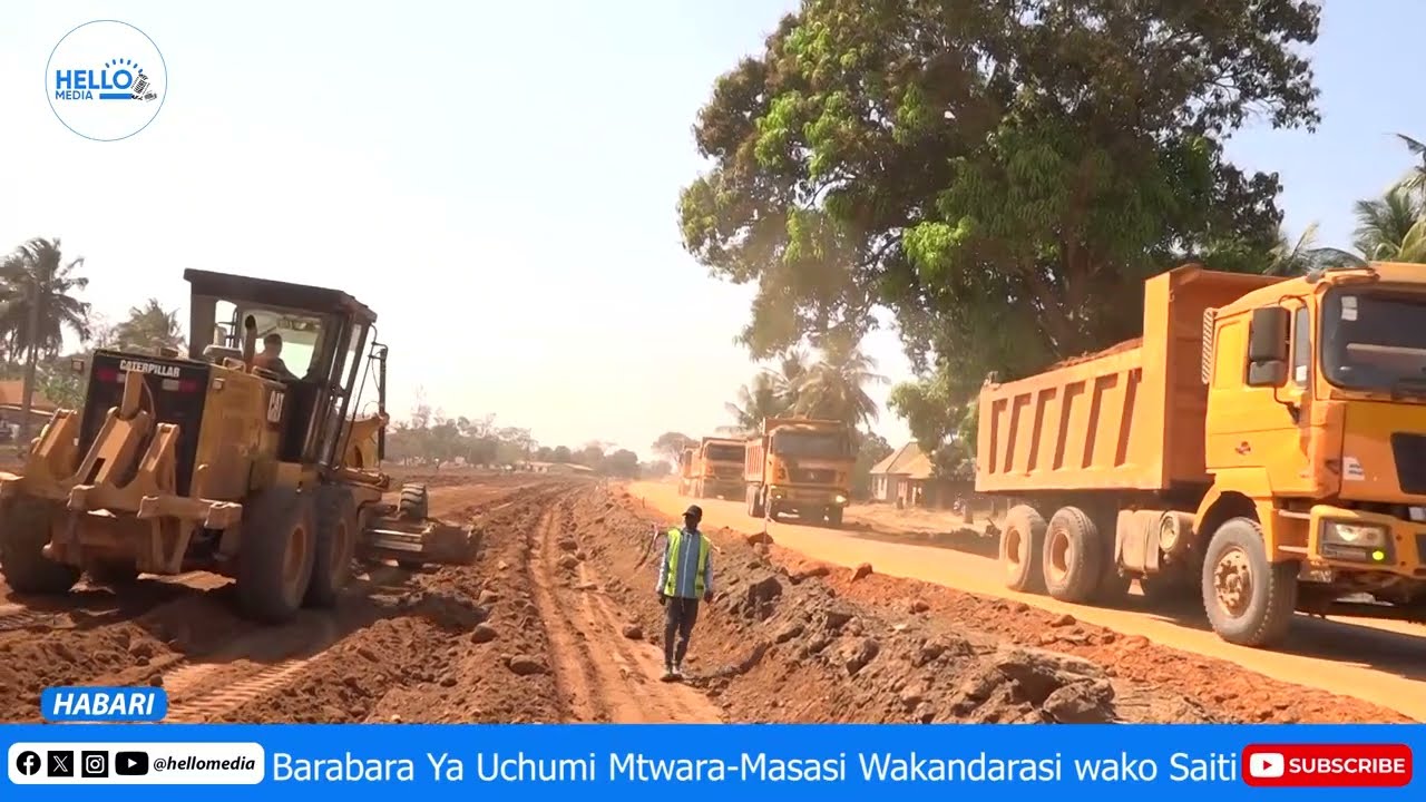 BARABARA YA UCHUMI YA MTWARA,NEWALA,MASASI YALETA MATUMAINI KWA WANANCHI/WAKANDARASI WAKO SAITI