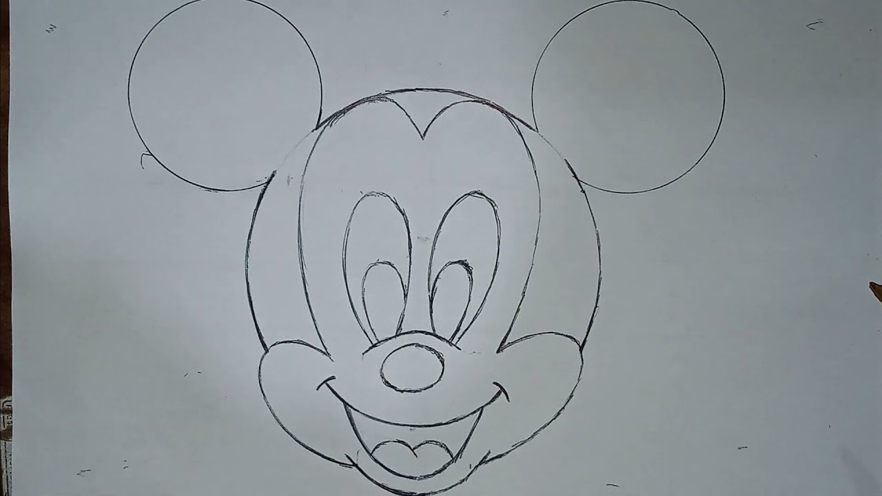 aprenda a desenhar Mikey mouse passo a passo