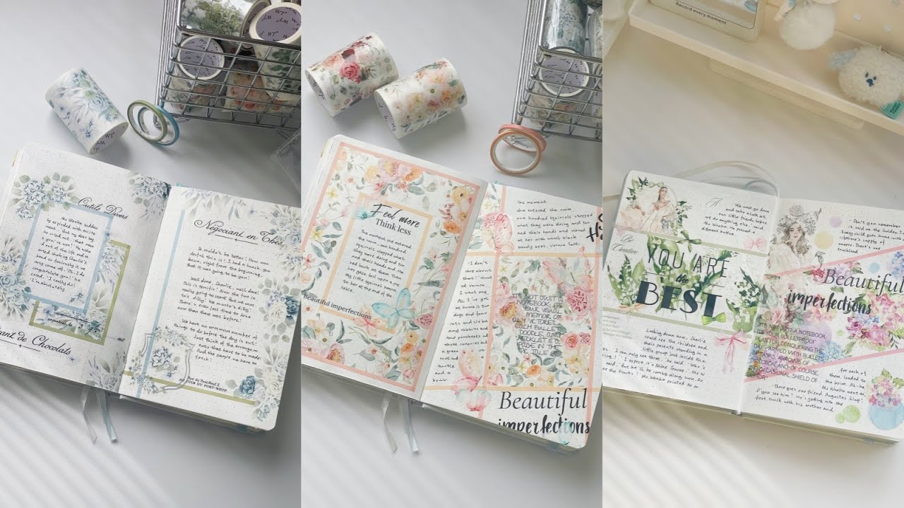 ASMR Aesthetic Journaling | Journal With Me | The Washi Tape Shop