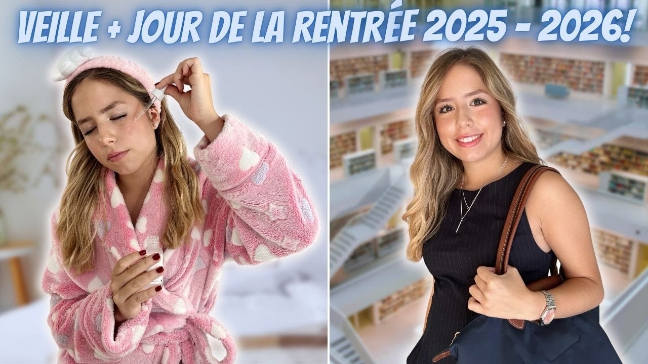 Veille + Jour de la rentrée 2025 - 2026 ! NOUVELLE école !!!