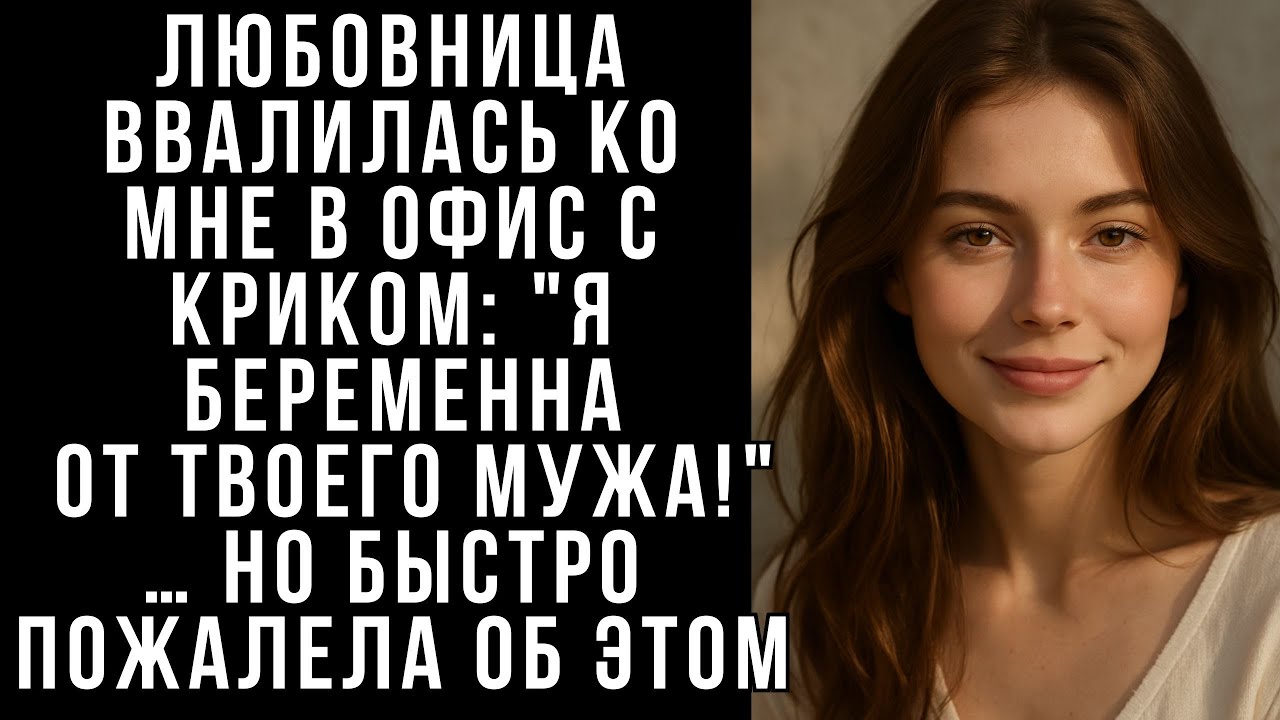Любовница ввалилась ко мне в офис с криком: 
