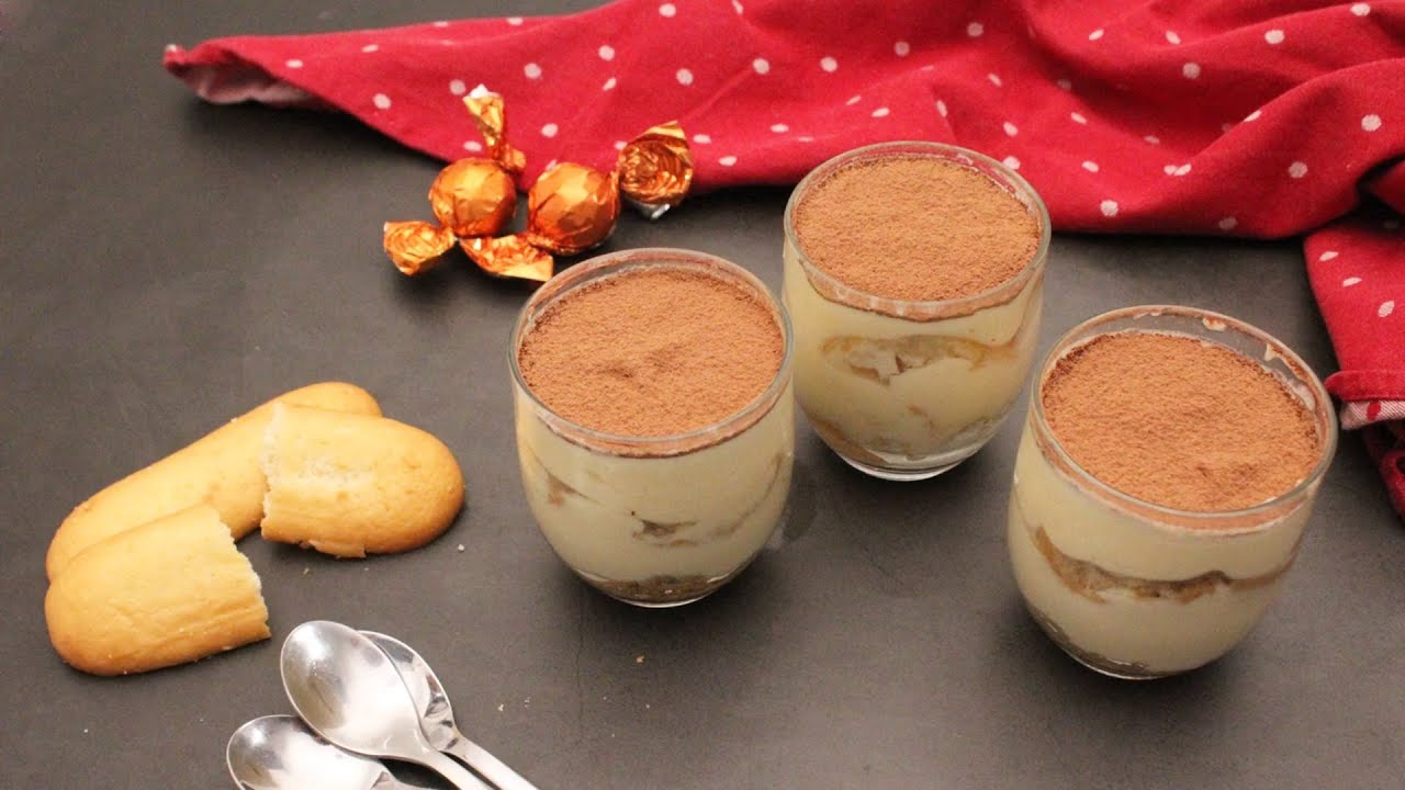 Vasitos de tiramis&uacute;