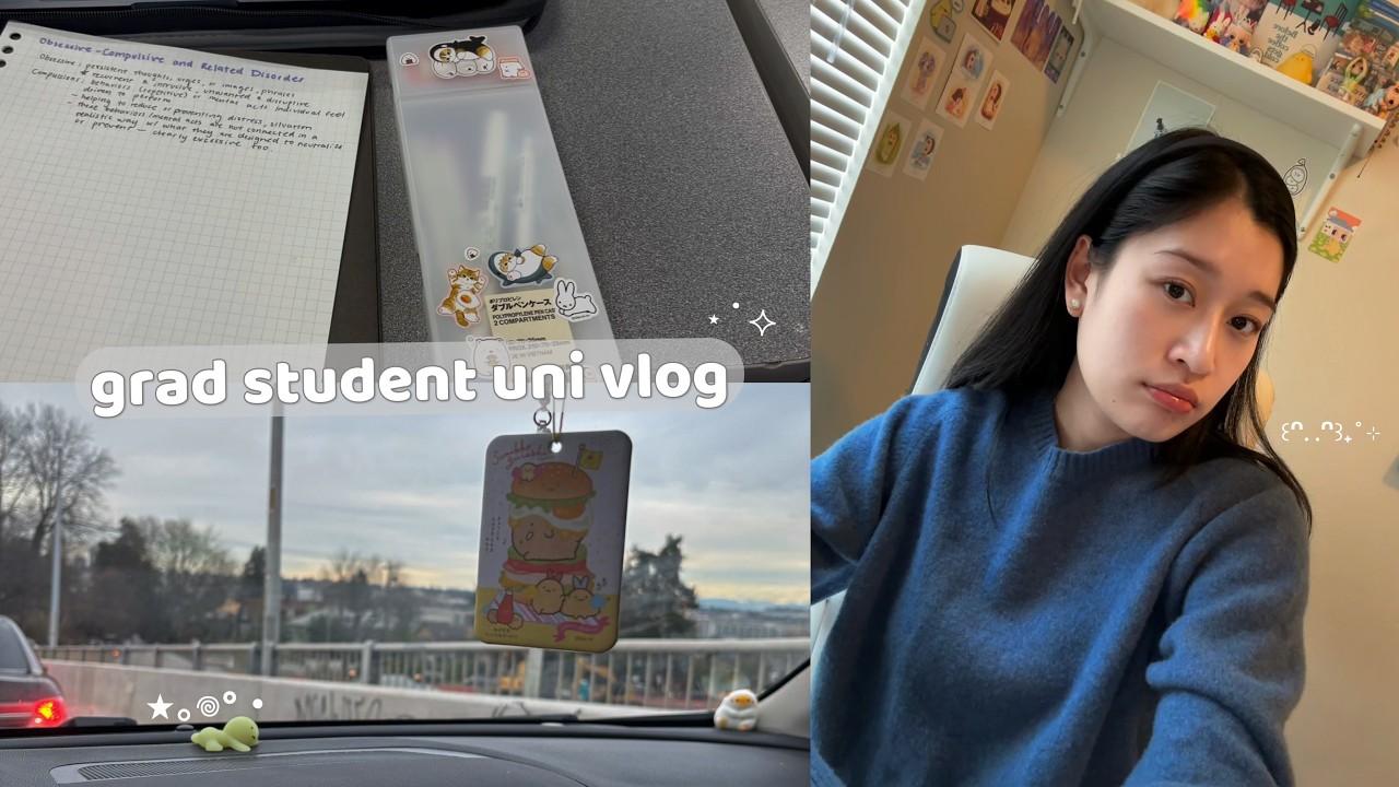 ‧₊❄︎⊹ uni vlog! internship interviews, mock session, MFT grad student