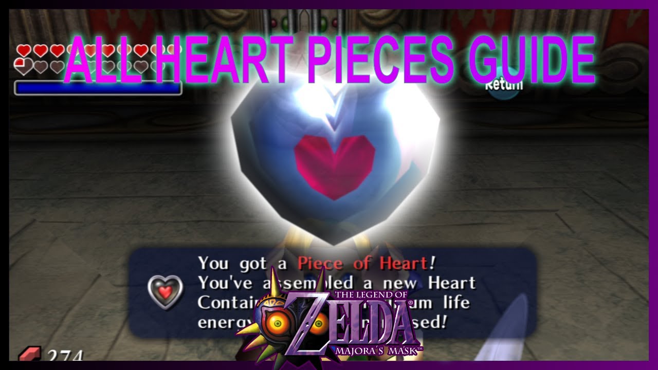 Majora's Mask - Guide to All Heart Pieces