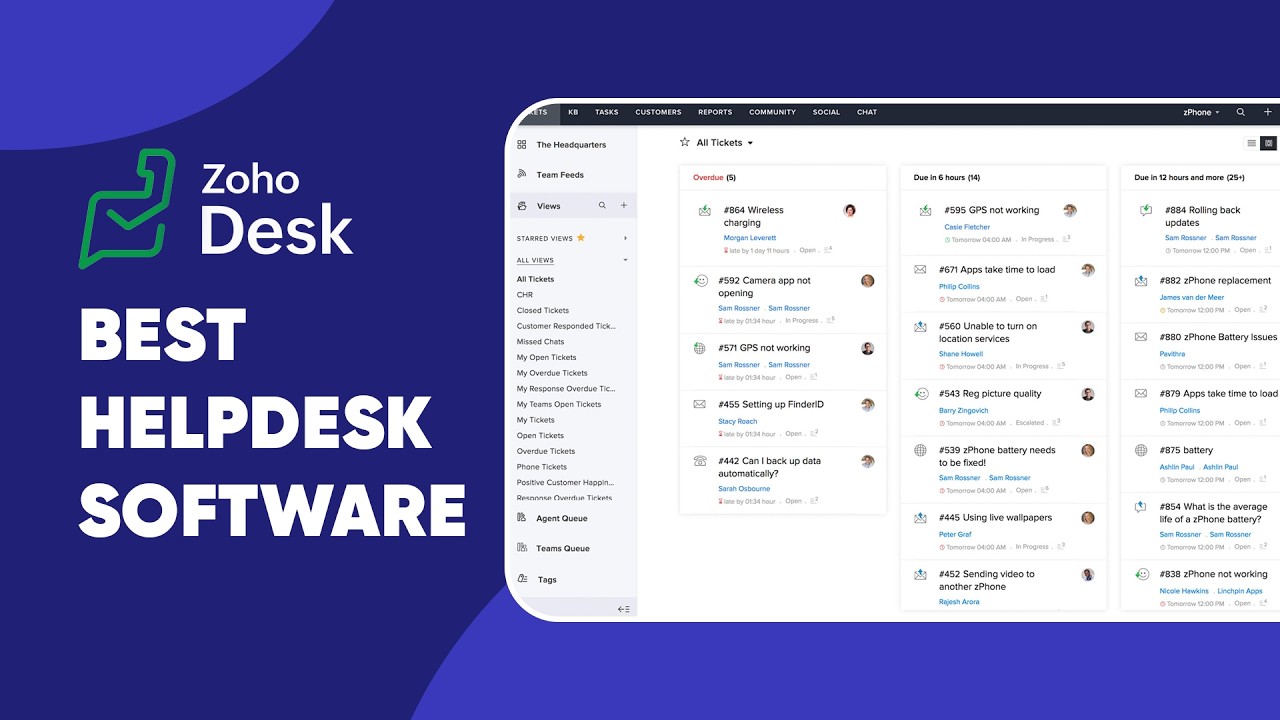 Zoho Desk Review: Best Helpdesk Software for Small Business