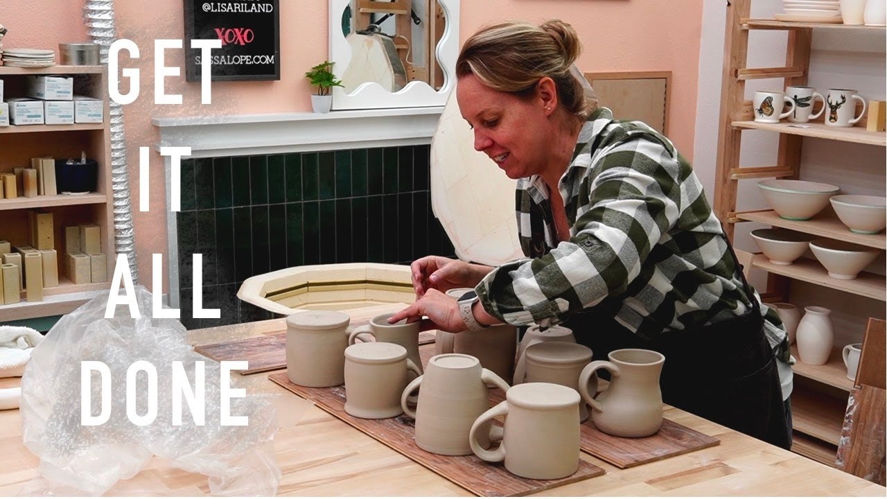 Can we do it all? Trimming and Handling Mugs, Glazing and more!