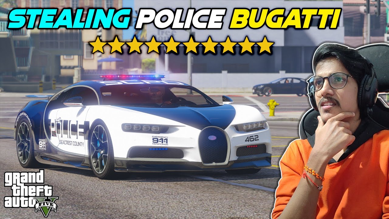 Stealing Police Bugatti | Stealing Cars In GTA 5